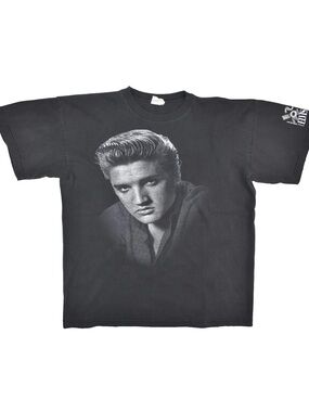 Cronies 1990s ELVIS PRESLEY T-Shirt (L) vintage see all photos please